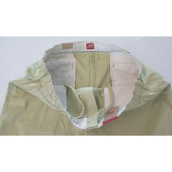 Levi's A10430011 Men's Sz XL Nile Green Flat Front 8" XX Chino EZ Stretch Shorts - Picture 5 of 5